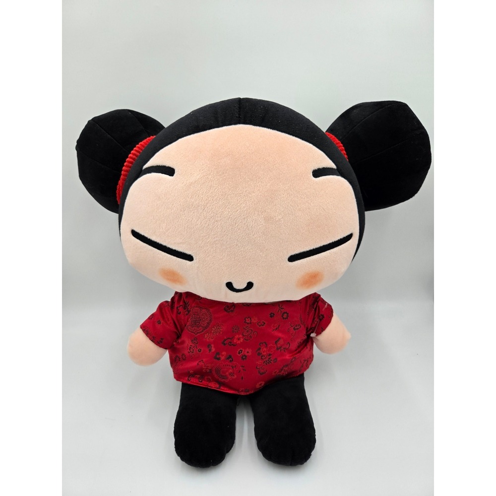 Vintage Large Pucca Plush Stuffed Doll‎ Toy with Kimono Sok Sonokong 2001